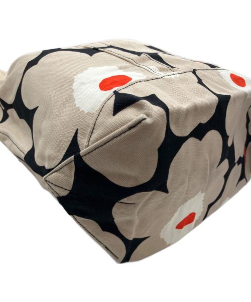 marimekko（マリメッコ）marimekko (マリメッコ)  pieni unikko peruskassi トートバッグ ベージュの古着・服飾アイテム