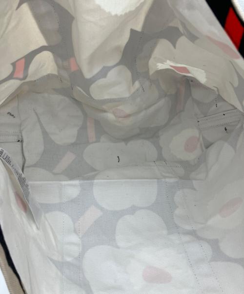 marimekko（マリメッコ）marimekko (マリメッコ)  pieni unikko peruskassi トートバッグ ベージュの古着・服飾アイテム