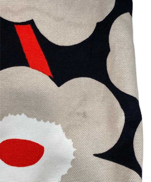 marimekko（マリメッコ）marimekko (マリメッコ)  pieni unikko peruskassi トートバッグ ベージュの古着・服飾アイテム