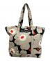 marimekko（マリメッコ）の古着「 pieni unikko peruskassi トートバッグ」｜ベージュ