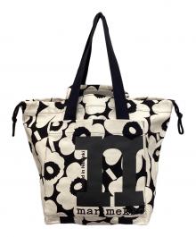 marimekko（マリメッコ）の古着「トートバッグ」｜ブラック×アイボリー