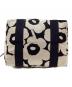 中古・古着 marimekko (マリメッコ) トートバッグ ブラック×アイボリー：10000円