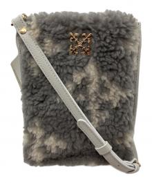 russet（ラシット）の古着「ボアミニショルダーバッグ」｜グレー