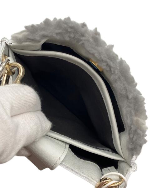 russet（ラシット）russet (ラシット) ボアミニショルダーバッグ グレーの古着・服飾アイテム