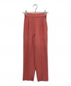 YORIヨリ）の古着「サラサラハンサムパンツ」｜ピンク