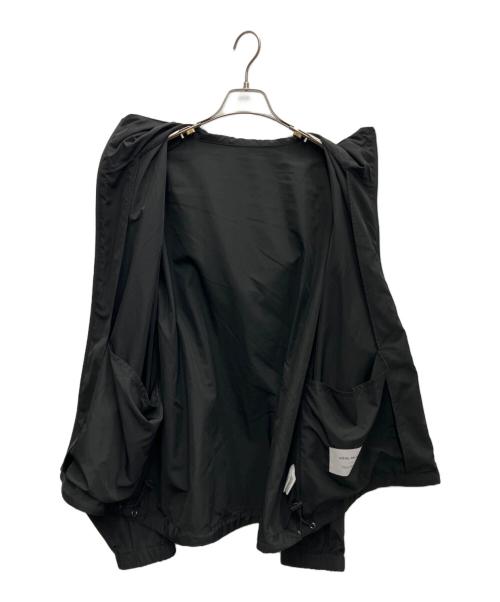 hotel palace（ホテルプレイス）hotel palace (ホテルプレイス) オーバーシルエットフードブルゾン ブラック サイズ:Lの古着・服飾アイテム