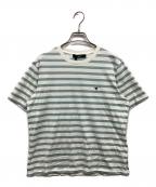 WEEKEND Max Maraウィークエンド マックスマーラ）の古着「Satrapo　ボーダーTシャツ」｜グリーン×ホワイト