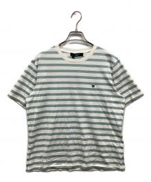 WEEKEND Max Mara（ウィークエンド マックスマーラ）の古着「Satrapo　ボーダーTシャツ」｜グリーン×ホワイト