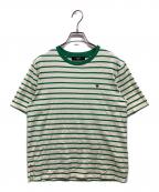 WEEKEND Max Maraウィークエンド マックスマーラ）の古着「ボーダーTシャツ」｜グリーン×オフホワイト