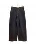 AALTO（アールト）の古着「フロントプリーツデニム」｜ブラック