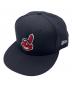 New Era（ニューエラ）の古着「ワフー酋長ロゴキャップ」｜ブラック