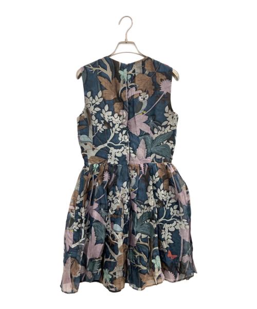RED VALENTINO（レッドヴァレンティノ）RED VALENTINO (レッドヴァレンティノ) ノースリーブワンピース ネイビー サイズ:40の古着・服飾アイテム