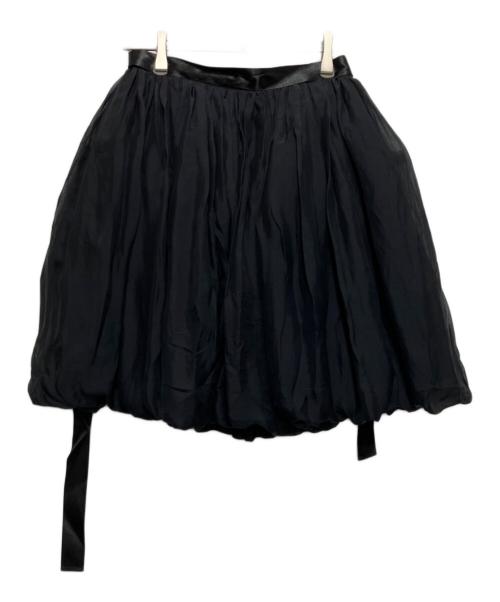 RED VALENTINO（レッドヴァレンティノ）RED VALENTINO (レッドヴァレンティノ) チュールスカート ブラック サイズ:40の古着・服飾アイテム