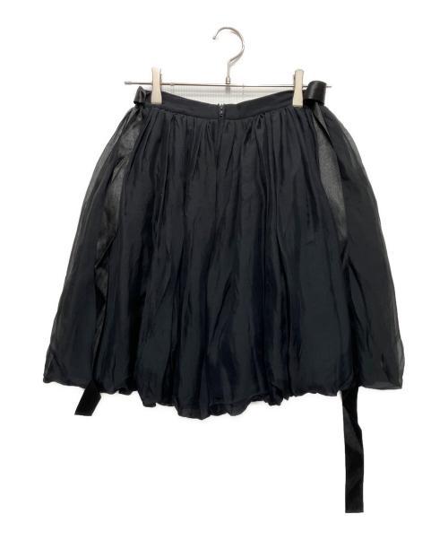 RED VALENTINO（レッドヴァレンティノ）RED VALENTINO (レッドヴァレンティノ) チュールスカート ブラック サイズ:40の古着・服飾アイテム