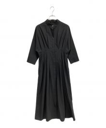 DRESSTERIOR（ドレステリア）の古着「ウエストシェイプシャツワンピース」｜ブラック