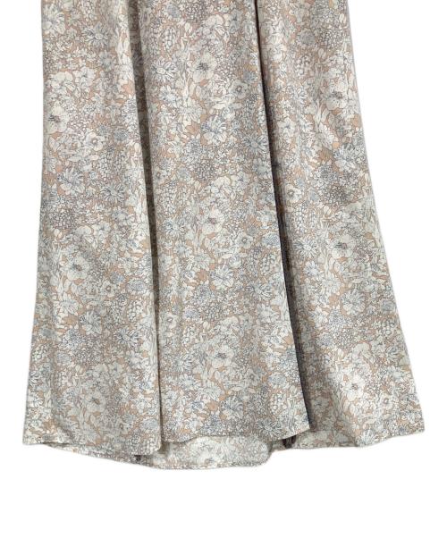 HER LIP TO（ハーリップトゥ）HER LIP TO (ハーリップトゥ) Lace Trimmed Floral Dress ベージュ サイズ:Mの古着・服飾アイテム