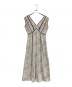 HER LIP TO (ハーリップトゥ) Lace Trimmed Floral Dress ベージュ サイズ:M：10000円
