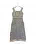 HER LIP TO（ハーリップトゥ）の古着「Cotton-blend Tweed Dress」｜ネイビー