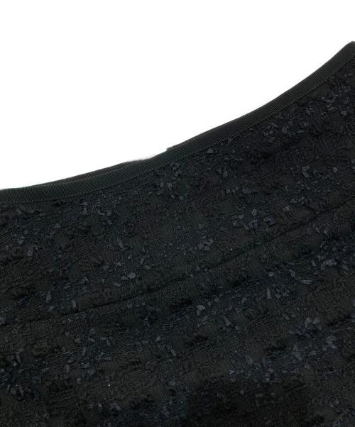 ANAYI（アナイ）ANAYI (アナイ) ツイードスカート　24AW　102421-11-020 ブラック サイズ:38の古着・服飾アイテム