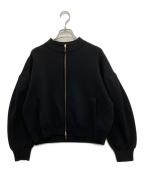 ANAYIアナイ）の古着「スーパーメリノジップブルゾン」｜ブラック