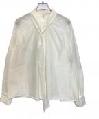 ANAYIアナイ）の古着「オーガンジーラグランタイブラウス」｜アイボリー
