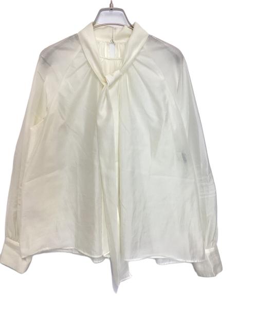 ANAYI（アナイ）ANAYI (アナイ) オーガンジーラグランタイブラウス アイボリー サイズ:38の古着・服飾アイテム