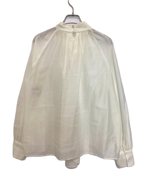 ANAYI（アナイ）ANAYI (アナイ) オーガンジーラグランタイブラウス アイボリー サイズ:38の古着・服飾アイテム