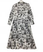 ANAYIアナイ）の古着「スノートワルドジュイシャツ ワンピース」｜グレー