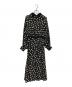 ANAYI (アナイ) ポルカドットタイ衿付きワンピース ブラック サイズ:38：12000円