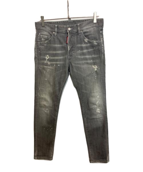 DSQUARED2（ディースクエアード）DSQUARED2 (ディースクエアード) デニムパンツ グレー サイズ:46の古着・服飾アイテム