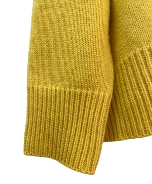 ebure（エブール）ebure (エブール) Ron Herman (ロンハーマン) Low Gauge Cashmere Turtle Neck Pullover イエロー サイズ:Freeの古着・服飾アイテム