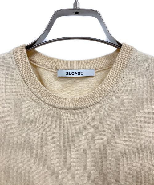 SLOANE（スローン）SLOANE (スローン) 14G天竺 コットン ノースリーブクルーネック ベージュ サイズ:2の古着・服飾アイテム