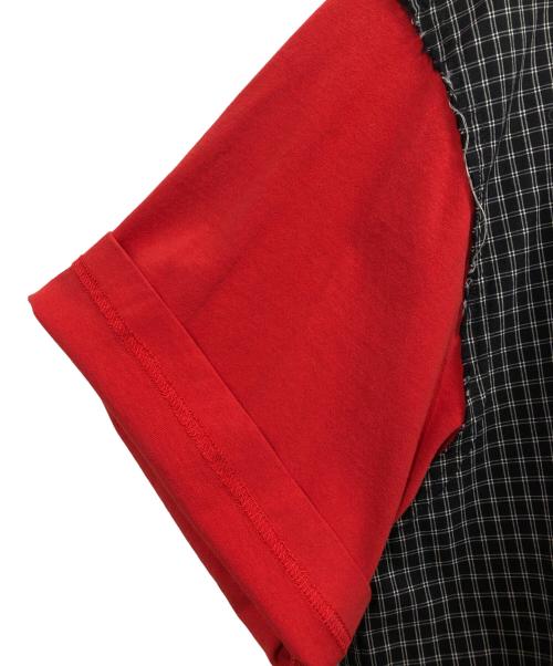 BALENCIAGA（バレンシアガ）BALENCIAGA (バレンシアガ) シャツ ブラック×レッド サイズ:39の古着・服飾アイテム