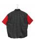 BALENCIAGA (バレンシアガ) シャツ ブラック×レッド サイズ:39：23000円