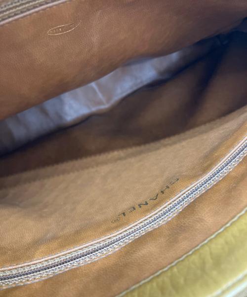 CHANEL（シャネル）CHANEL (シャネル) プラチェーントートバッグ キャメルの古着・服飾アイテム