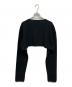 BLACK COMME des GARCONS (ブラックコムデギャルソン) クロップドニット ブラック サイズ:S：9000円