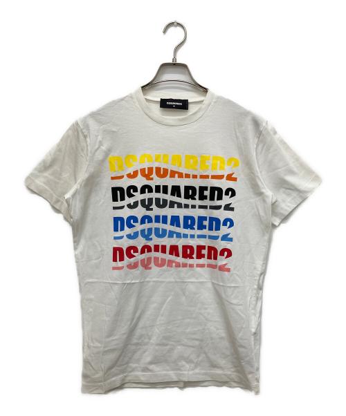 DSQUARED2（ディースクエアード）DSQUARED2 (ディースクエアード) Tシャツ ホワイト サイズ:Mの古着・服飾アイテム