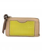 LOEWEロエベ）の古着「TARJETERO MONEDERO」｜ベージュ×イエロー