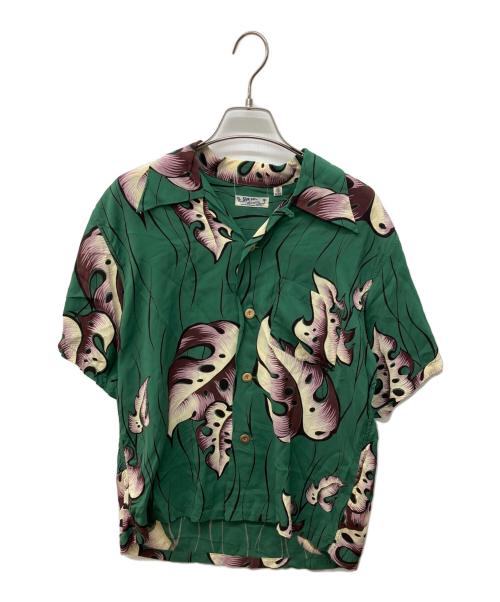 Sun Surf（サンサーフ）Sun Surf (サンサーフ) MONSTERA アロハシャツ グリーン サイズ:Sの古着・服飾アイテム