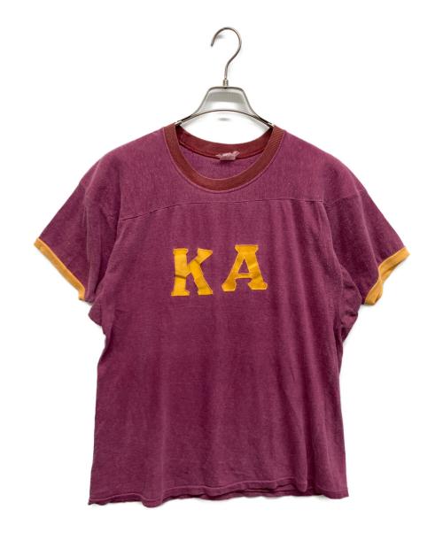 SOUTHERN ATHLETIC（サザーン アスレチック）SOUTHERN ATHLETIC (サザーン アスレチック) SOUTHERN ATHLETIC フットボールTシャツ エンジ サイズ:不明の古着・服飾アイテム