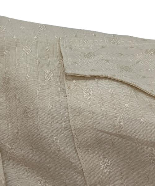 H BAR C（エイチバーシー）H BAR C (エイチバーシー) 織柄ウエスタンシャツ ベージュ サイズ:17 1/2-35の古着・服飾アイテム