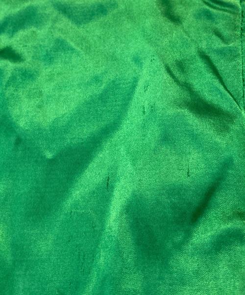 Wilson（ウィルソン）Wilson (ウィルソン) サテンボタンスタジャン グリーン サイズ:40の古着・服飾アイテム