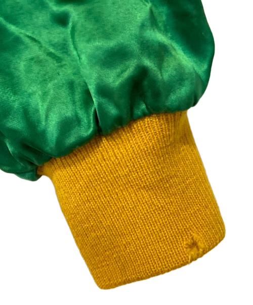 Wilson（ウィルソン）Wilson (ウィルソン) サテンボタンスタジャン グリーン サイズ:40の古着・服飾アイテム