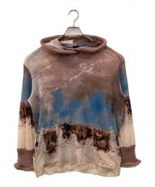 Jean Paul GAULTIER CLASSIQUE（ジャンポールゴルチエクラシック）の古着「ニット切替パワーネットパーカー」｜マルチカラー