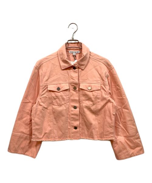 elizabeth and james（エリザベスアンドジェームス）elizabeth and james (エリザベスアンドジェームス) Cropped Jacket ピンク サイズ:XS 未使用品の古着・服飾アイテム