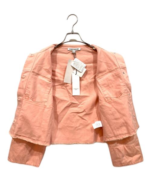 elizabeth and james（エリザベスアンドジェームス）elizabeth and james (エリザベスアンドジェームス) Cropped Jacket ピンク サイズ:XS 未使用品の古着・服飾アイテム