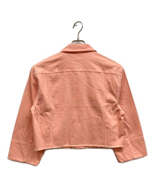 elizabeth and james（エリザベスアンドジェームス）elizabeth and james (エリザベスアンドジェームス) Cropped Jacket ピンク サイズ:S 未使用品の古着・服飾アイテム