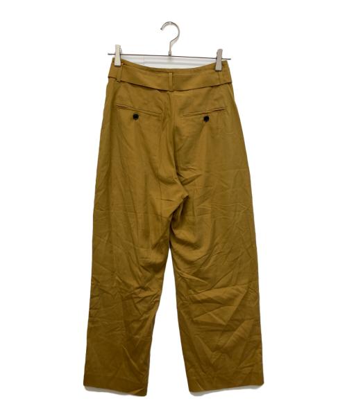 SAYAKA DAVIS（サヤカ デイヴィス）SAYAKA DAVIS (サヤカ デイヴィス) BELTED CROPPED PANTS キャメル 未使用品の古着・服飾アイテム