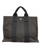 HERMESエルメス）の古着「エールラインPM　トートバッグ」｜グレー