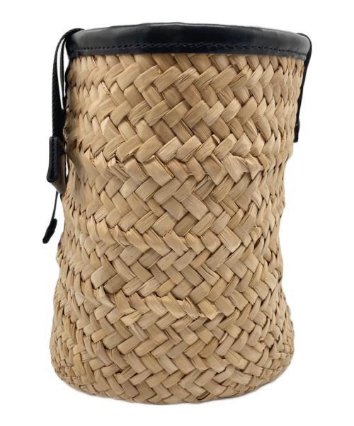 sacai（サカイ）sacai (サカイ) マルシェカゴバッグ ナチュラル×ブラックの古着・服飾アイテム